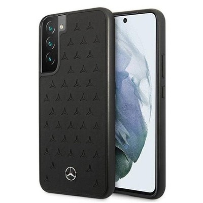 Mercedes-Benz Hülle für Samsung Galaxy S22 Plus Hülle case leder Stars Pattern