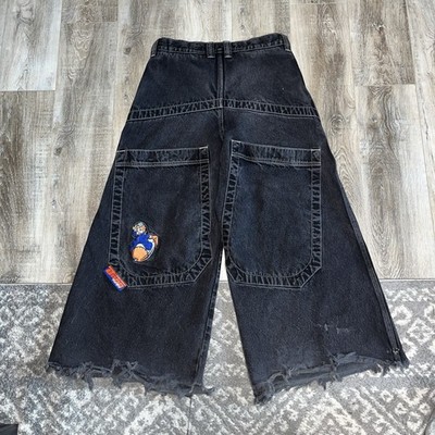 Vintage VTG 2000's JNCO Jeans Fatboy Black 32x30 Wide Leg | eBay