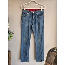 Levi's 511 Slim Flex Big Boys Jeans Size 14 Blue Stretch Adjustable Waist