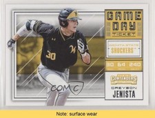 2018 Panini Contenders Draft Picks Game Day Tickets Greyson Jenista #10 READ 5x8