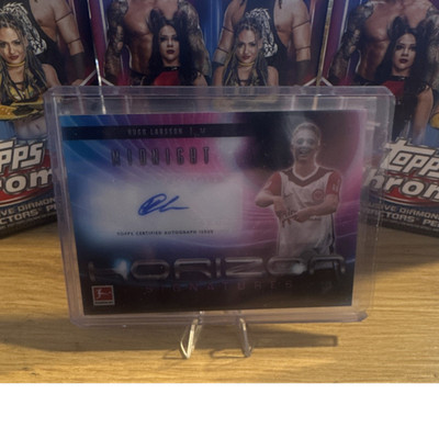 Topps Hugo Larsson Eintracht Frankfurt Horizon Signatures Midnight Auto