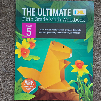 IXL Ultimate IXL Fifth Grade Math Workbook Grade 5 Paperback Illustrated 2022