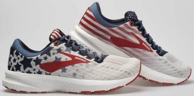 Brooks Launch 6 White Red Navy W for sale | eBay display picture 1