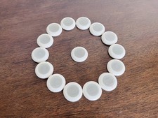 Nerf Vortex Blaster Discs Glow In Dark White Ammunition Lot of 15