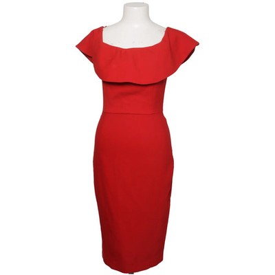Zara Basic Collection, Cocktailkleid, Größe: S, Rot, Polyester, Einfarbig #ZHv