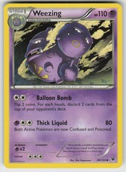 Weezing 28/124 Uncommon XY - Fates Collide