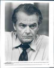 1995 Columbia Pictures Will Randall Jack Nicholson Wolf Film Photo 8X10