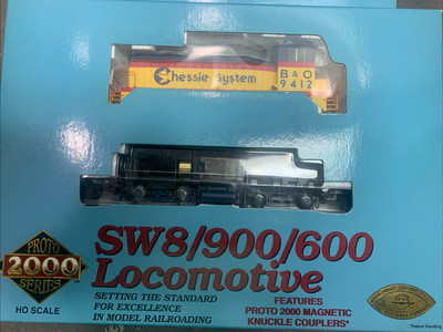 PROTO 2000 SW8/900/600 LOCOMOTIVE- Chessie System B&O #9412 ~HO SCALE -NEW