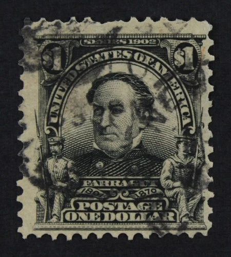 CKStamps: US Stamps Collection Scott#311 $1 Used CV$90