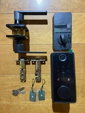 WiFi Fingerprint Smartlock Keyless Door Lock With Handle Digital Keypad Deadbolt