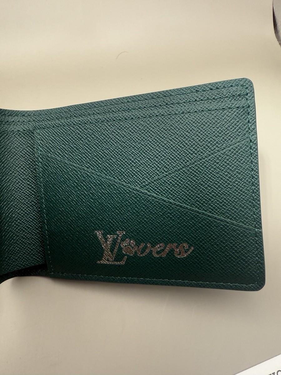 Louis Vuitton Multiple Wallet G71 in Green Monogram Heritage