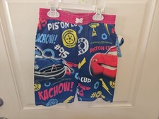 NEW NWT DISNEY CARS LIGHTNING MCQUEEN BOYS SWIM TRUNKS BATHING SUIT SIZE 3T