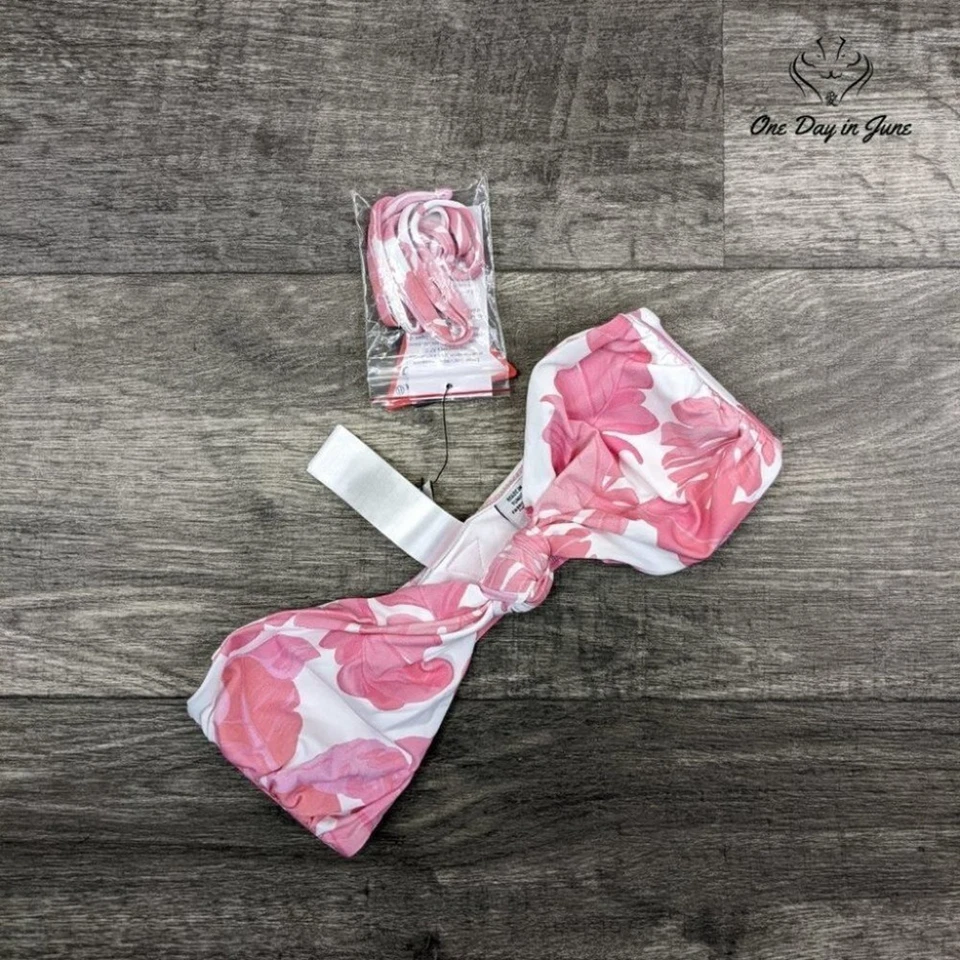 Top de bikini bandeau retorcido estándar Guess talla L Foto 3 de 4