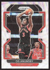 7939J 2021-22 Panini Prizm #206 OG Anunoby Silver Wave