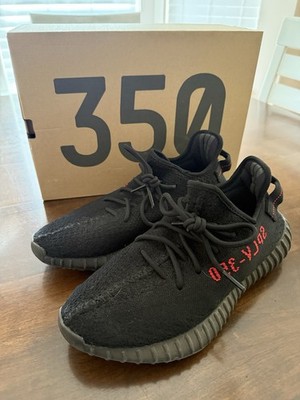 adidas Yeezy Boost 350 V2 Bred Black/Red Low Top Men s CP9652 2017