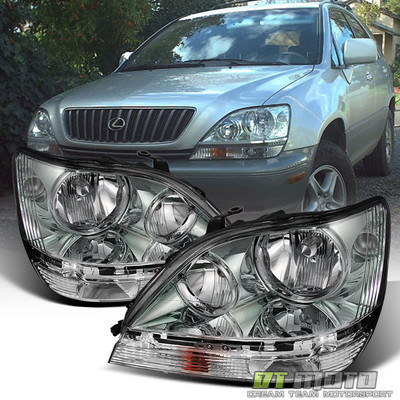 For 1999-2003 Lexus RX300 Headlights Headlamps Replacement 99-03 Left+Right Pair