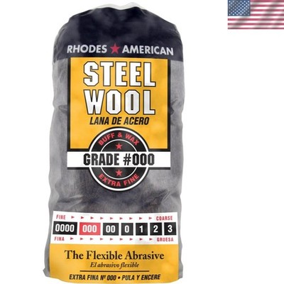 Pack of 12 Extra Fine Steel Wool Pads - Ultimate Solution for Surface Finishing