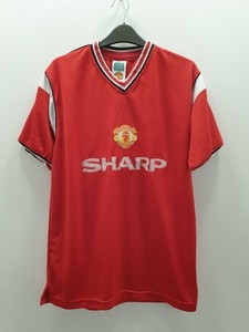 Maillot De Football Manchester United Domicile 1972-1974 Score Draw - Taille Medium Vintage