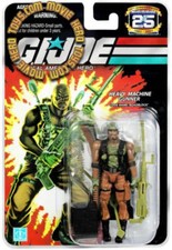 25th anniversary G.I. Joe Heavy Machine Gunner Roadblock Action Figure