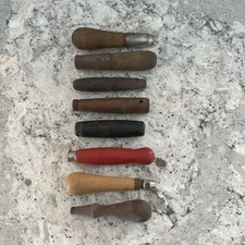 Vintage Tool Handles Wood Unbranded Used 8 Piece Bundle Project Repair 