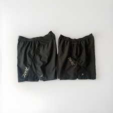 Zoot Shorts Womens M Medium Black Stretch Quick Dry Fitted Cycling /2 Pair