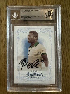 2013 Topps Pele Auto BGS Authentic | eBay