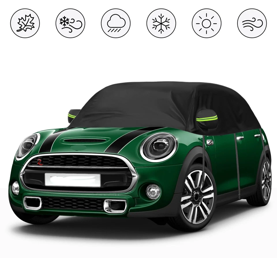 Cubierta de techo de coche impermeable para todo tipo de clima con 2000-2024 Mini Cooper/S/techo rígido 2 puertas Foto 2 de 4