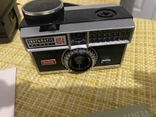 Kodak Instamatic 404 Instant Load Camera Black w/ Manual  Service Booklet