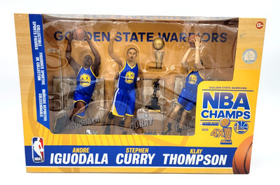 Mcfarlane 2015 NBA Champs Golden State Warriors Curry / Thompson /Iguodala 3pack