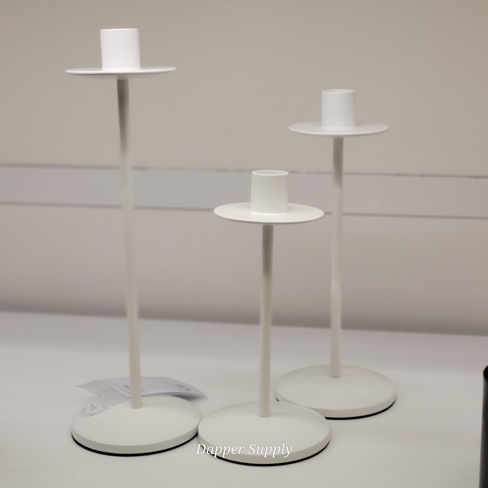 IKEA FROJDA FRJDA Candlestick Set Of 3 White New 105.813.19
