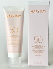 Mary Kay Sunscreen Broad Spectrum SPF 50 Face  Body EXP 01/27 NEW IN BOX