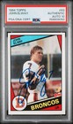 1984 Topps #63 John Elway Rookie RC Autograph PSA/DNA Auto 10 Gem Mint