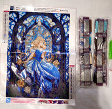 Cinderella Diamond Art Painting NEW Disney Princess Craft Kit 11.81" x 15.75"