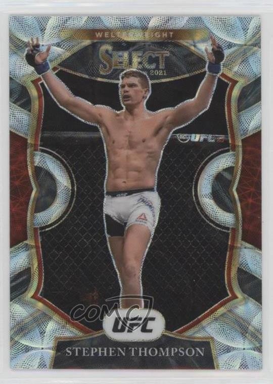 2021 Panini Select UFC Concourse Scope Prizm Stephen Thompson #51 0c2