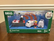 BRIO World Remote Control Travel Train Toy for Kids Age 3 33510