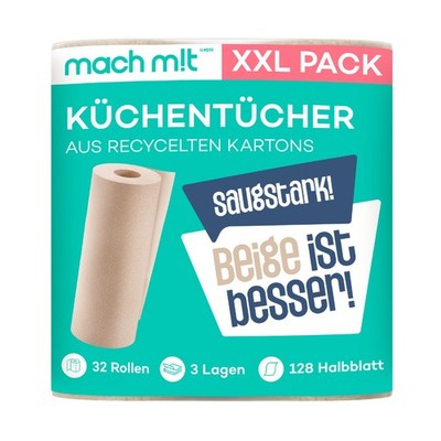 machm!t Küchenrolle - 32 Rollen á 128 Blatt