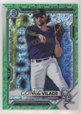 2021 Bowman Chrome Prospects Green Mini-Diamond Refractor /99 Ryan Vilade 7i2