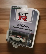 2016 Nissan GT-R (R35) White, GT-R 50th Anniversary Greenlight Diecast 1:64