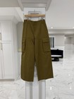 A.L.C. Women's Hudson Cargo Pants Size 2 NWT Wide Leg Olive Green Zip Leg — photo 2