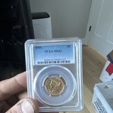 1900 $5 Liberty Head Gold Coin PCGS MS62 Business Strike Philadelphia