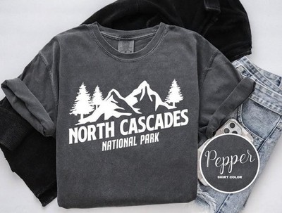 Vintage North Cascades National Park Shirt Travel Gift Washington Trip Lover Tee
