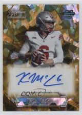 2023 Bowman U Chrome Sapphire Edition Gold 22/50 Kyle McCord #SG-KMC Auto 19fe