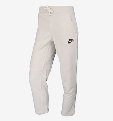 NIKE Youth NSW Utility Fleece Pants Dri-Fit Beige Kid Jersey GYM Pant DA0572-008