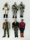 6 Vintage 1994 GI Joe Combat Sgt Savage Urban Attack Action Figures LOT USED