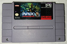 Inindo Way of the Ninja Cartridge Only Authentic SNES Super Nintendo New Battery