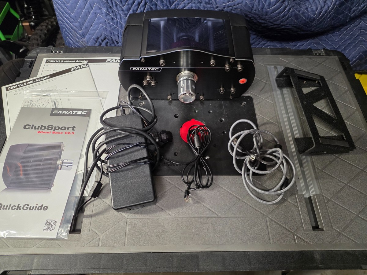 Fanatec ClubSport CSW V2.5 Wheel Base With Power Adapter | eBay