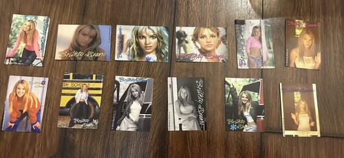 Vintage 1999 Britney Spears Sticker Sets 1 & 2- full sets w/extra cards & dups  - Picture 3 of 5