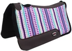 Horse SADDLE PAD Western  Contoured Cotton Fleece Lined Pink 39RT08