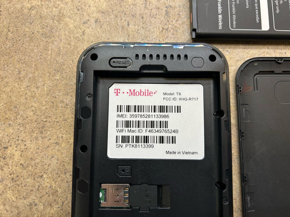 Lot Of 100 T-Mobile Franklin T9 Wireless WiFi 4G LTE Mobile Hotspot