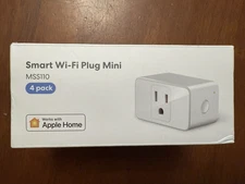 MEROSS 4 Pack Smart Plug Mini 2.4G Wi-Fi, Support Apple HomeKit, Siri, Alexa